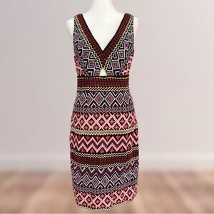 Anthropologie Akemi + Kin Geo-Embroidered Column Dress